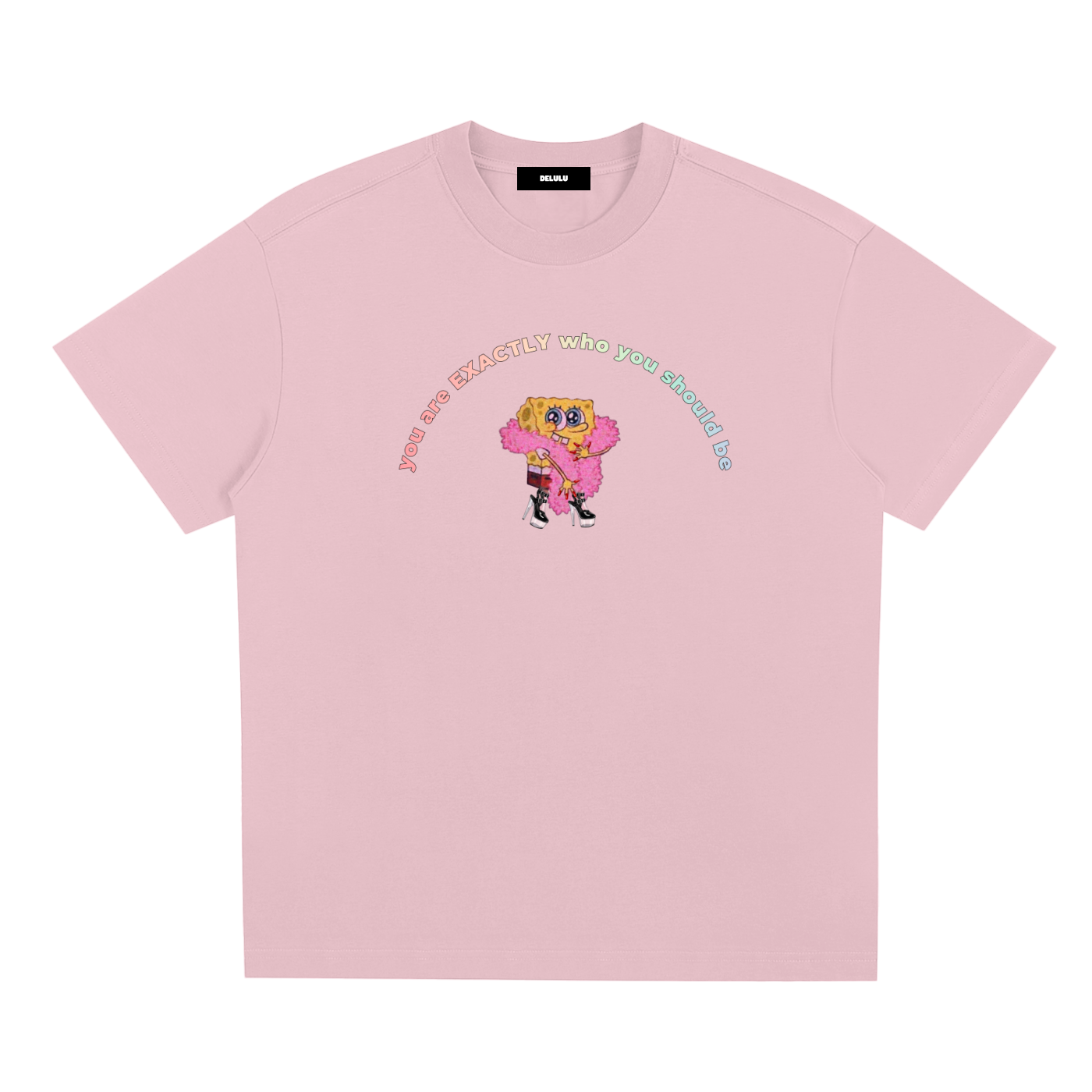 PRIDE LOOSE FIT UNISEX T-SHIRT - YOU ARE EXACTLY WHO YOU SHOULD BE