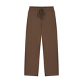 STRAIGHT-LEG SWEATPANTS UNISEX - COFFEE