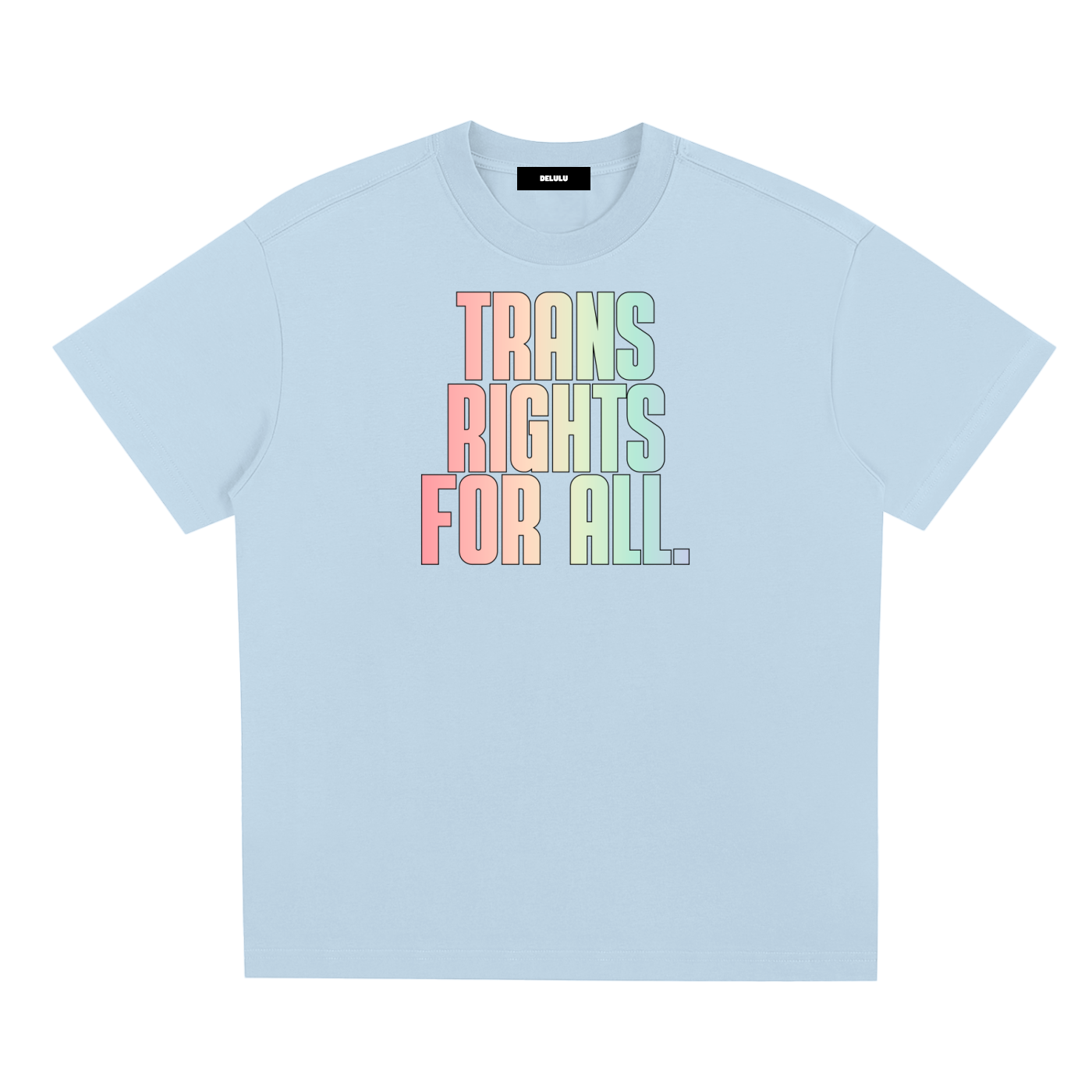 PRIDE LOOSE FIT UNISEX T-SHIRT - TRANS RIGTHS FOR ALL