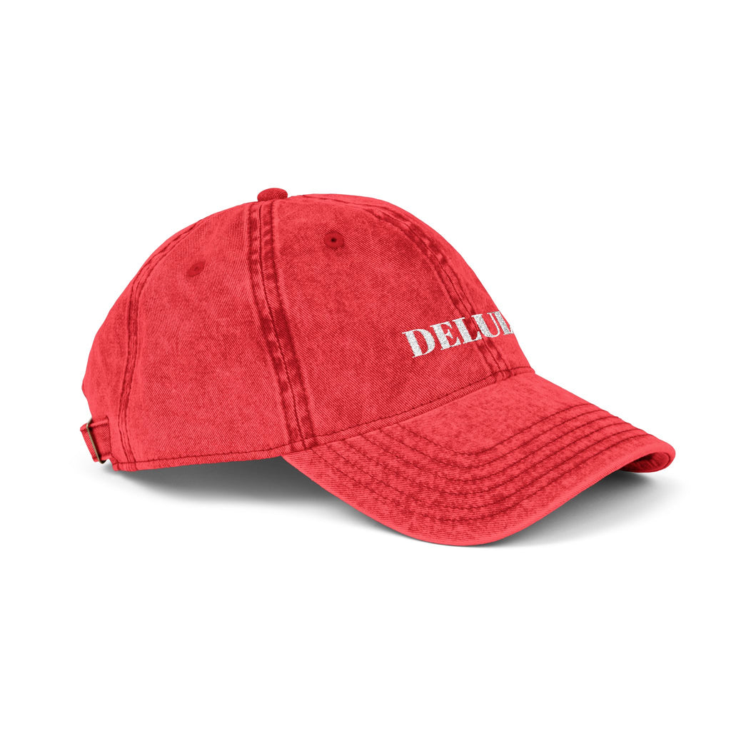 VINTAGE EMBROIDERED CAP - DELULU