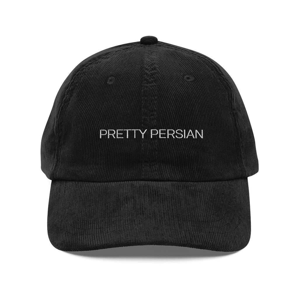 STATEMENT VINTAGE CORDUROY CAP - PRETTY PERSIAN