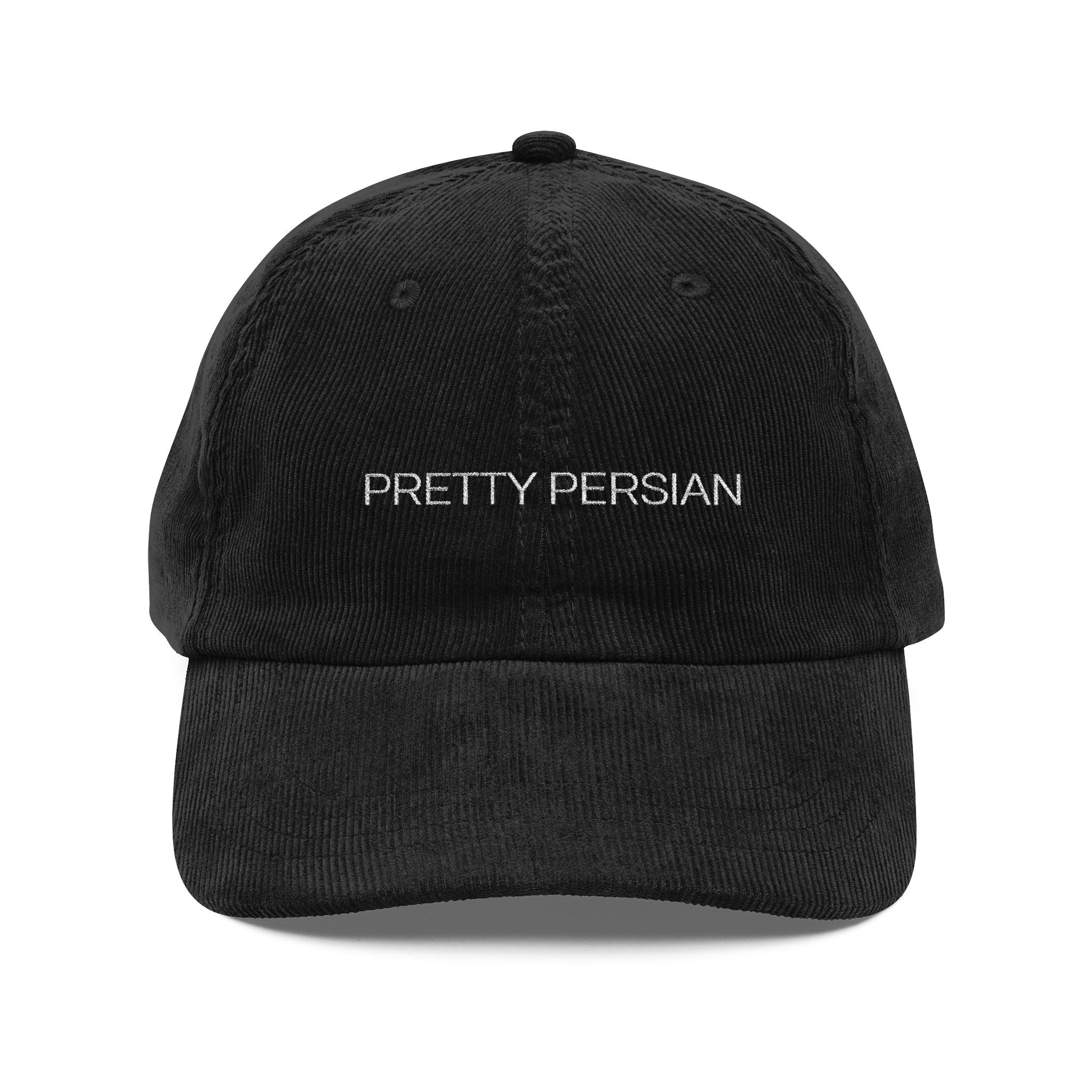 STATEMENT VINTAGE CORDUROY CAP - PRETTY PERSIAN