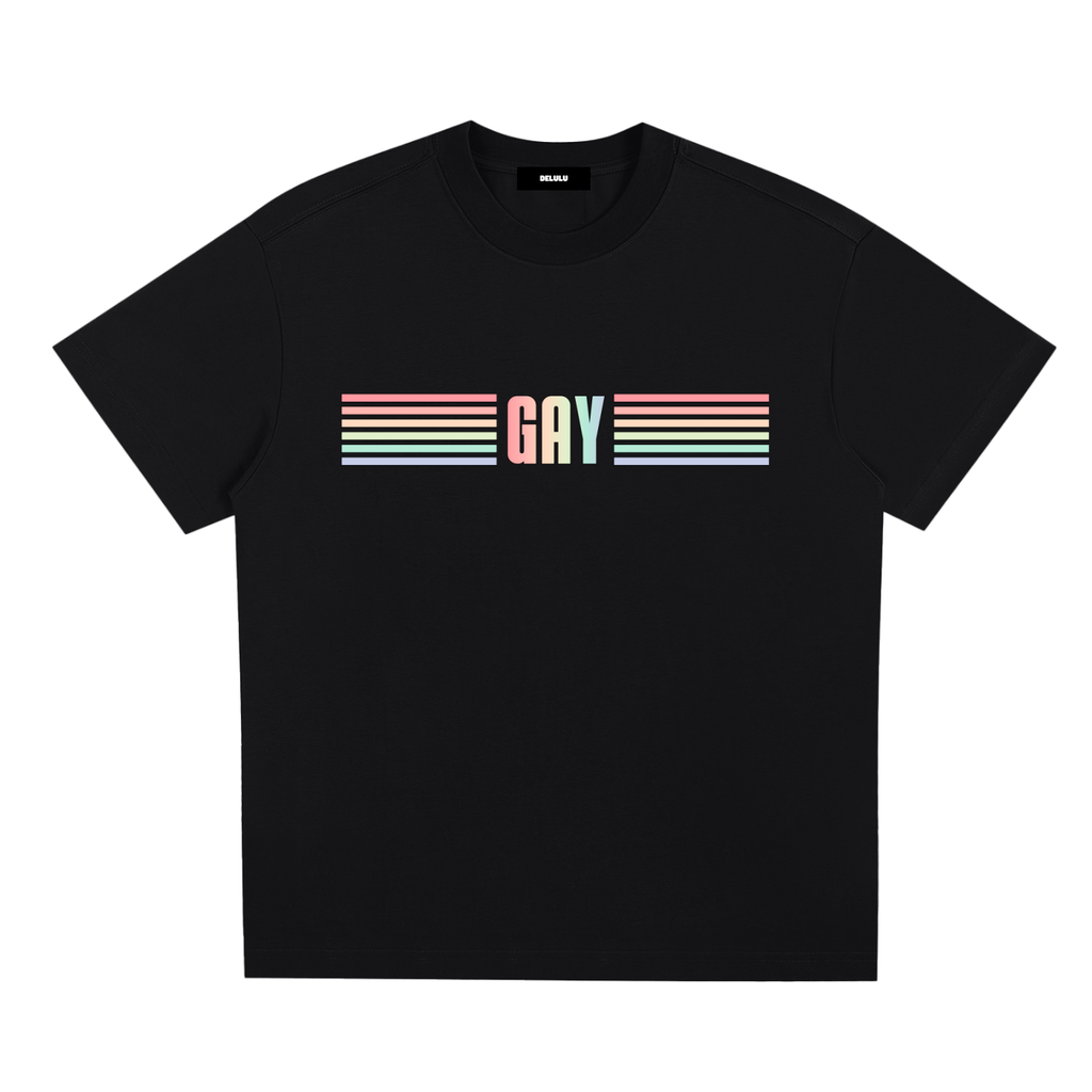 PRIDE LOOSE FIT UNISEX T-SHIRT - GAY