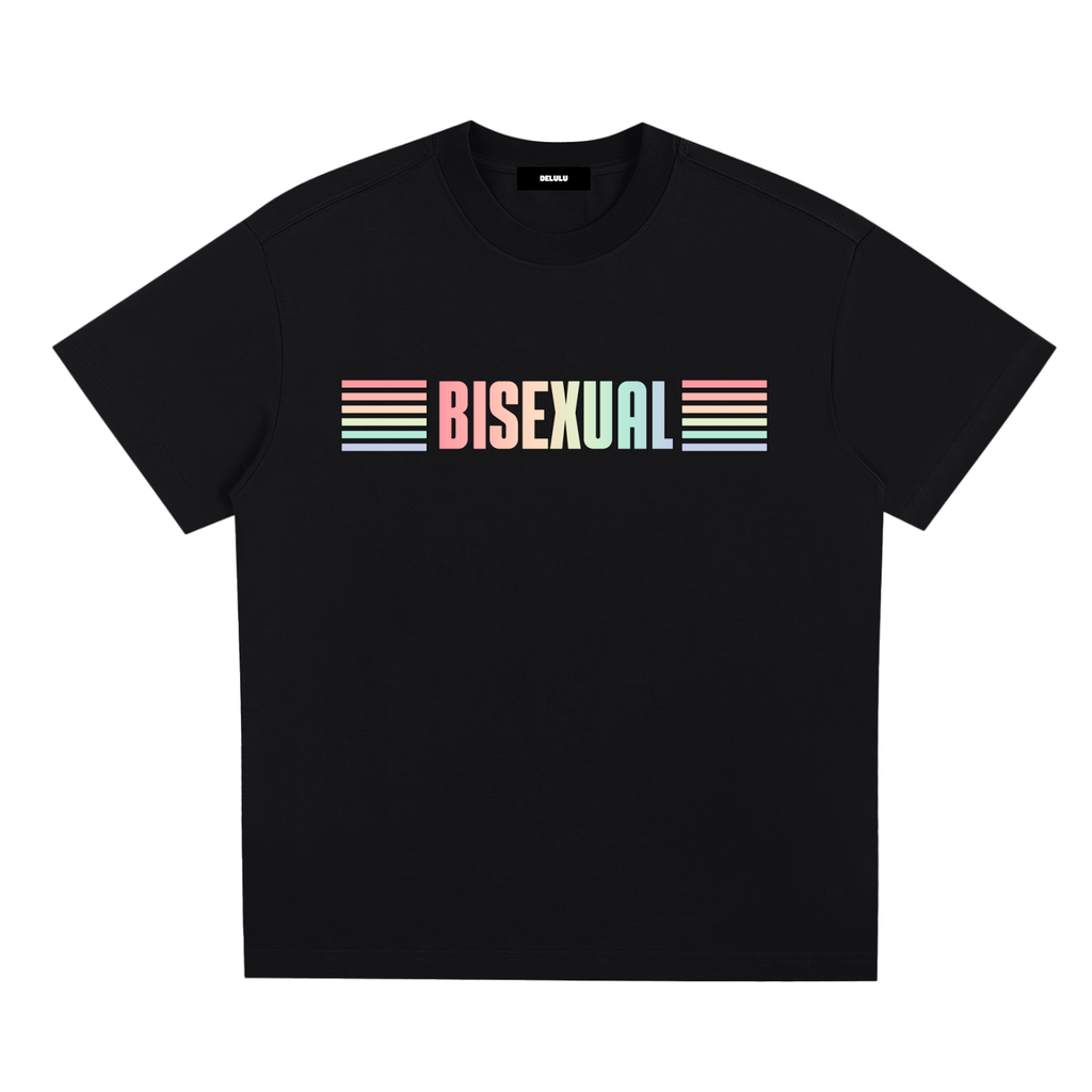 PRIDE LOOSE FIT UNISEX T-SHIRT - BISEXUAL