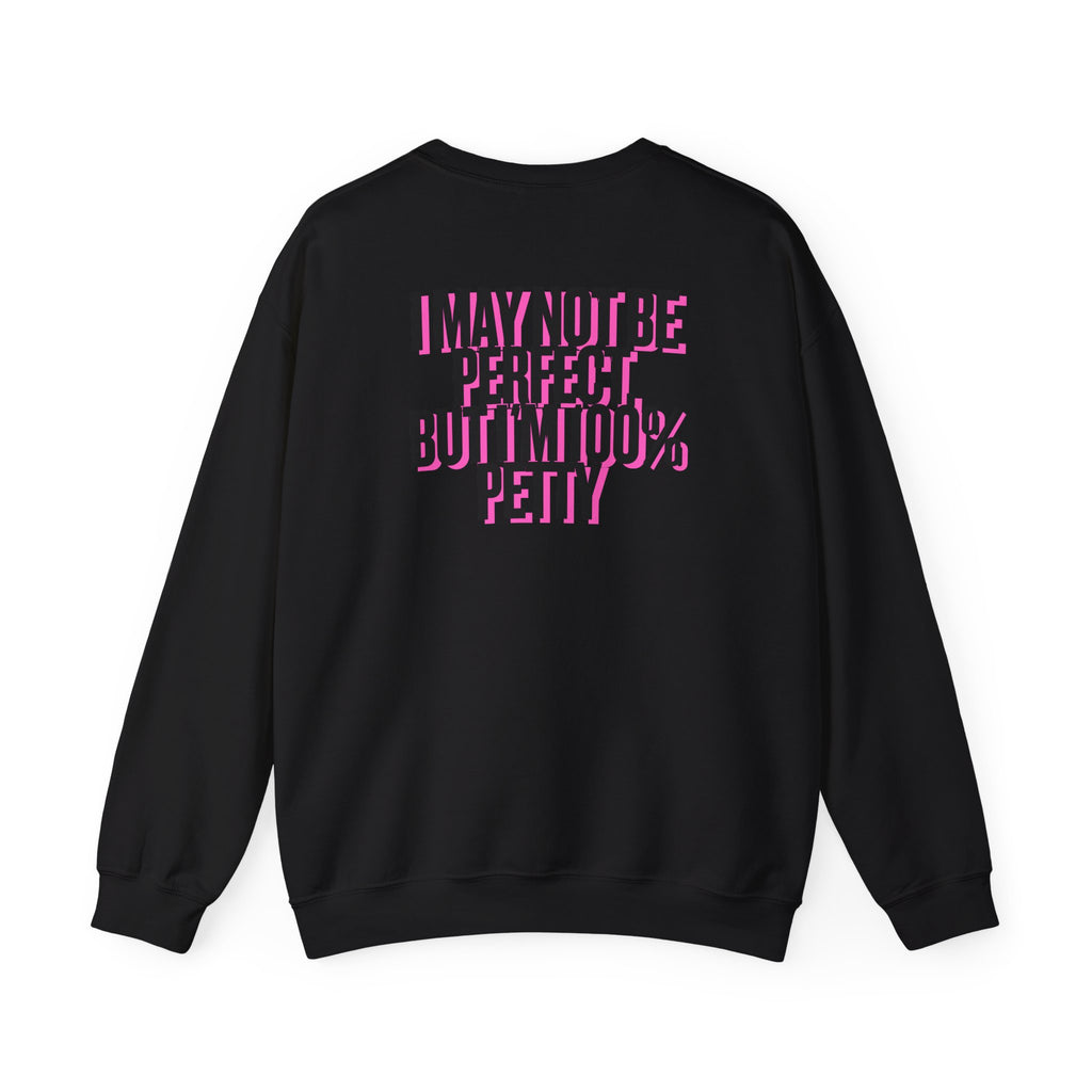 MAIN CHARACTER VIBES SWEATER - 100% PETTY BLACK
