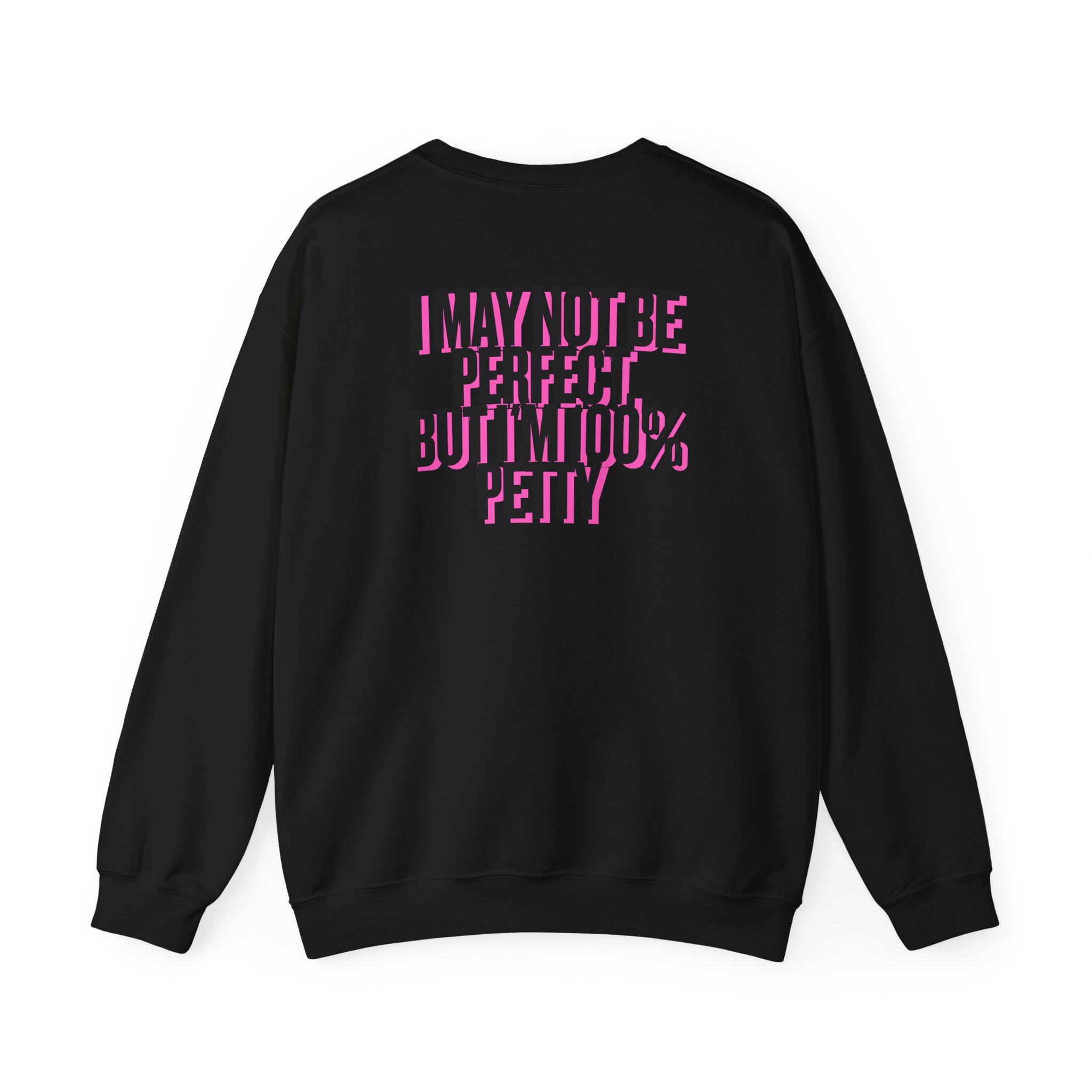 MAIN CHARACTER VIBES SWEATER - 100% PETTY BLACK