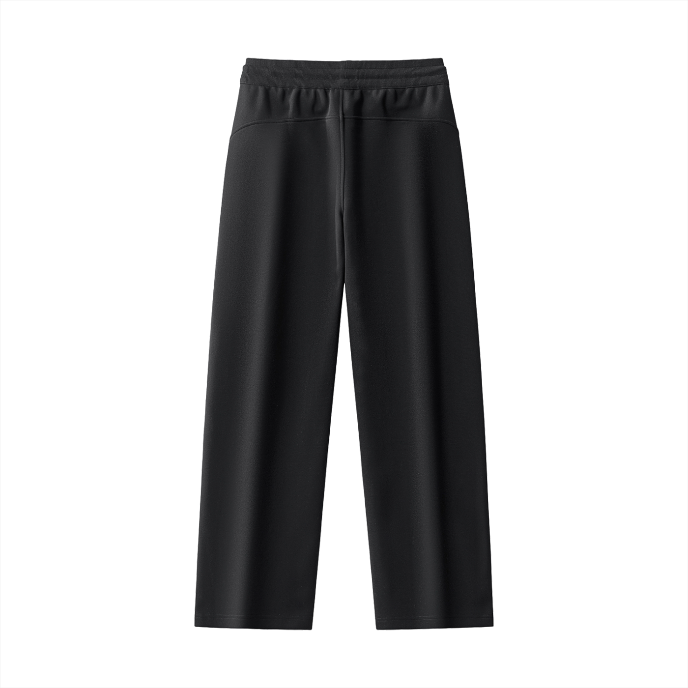 WOMAN ESSENTIAL STRAIGHT-LEG SWEATPANTS  - BLACK