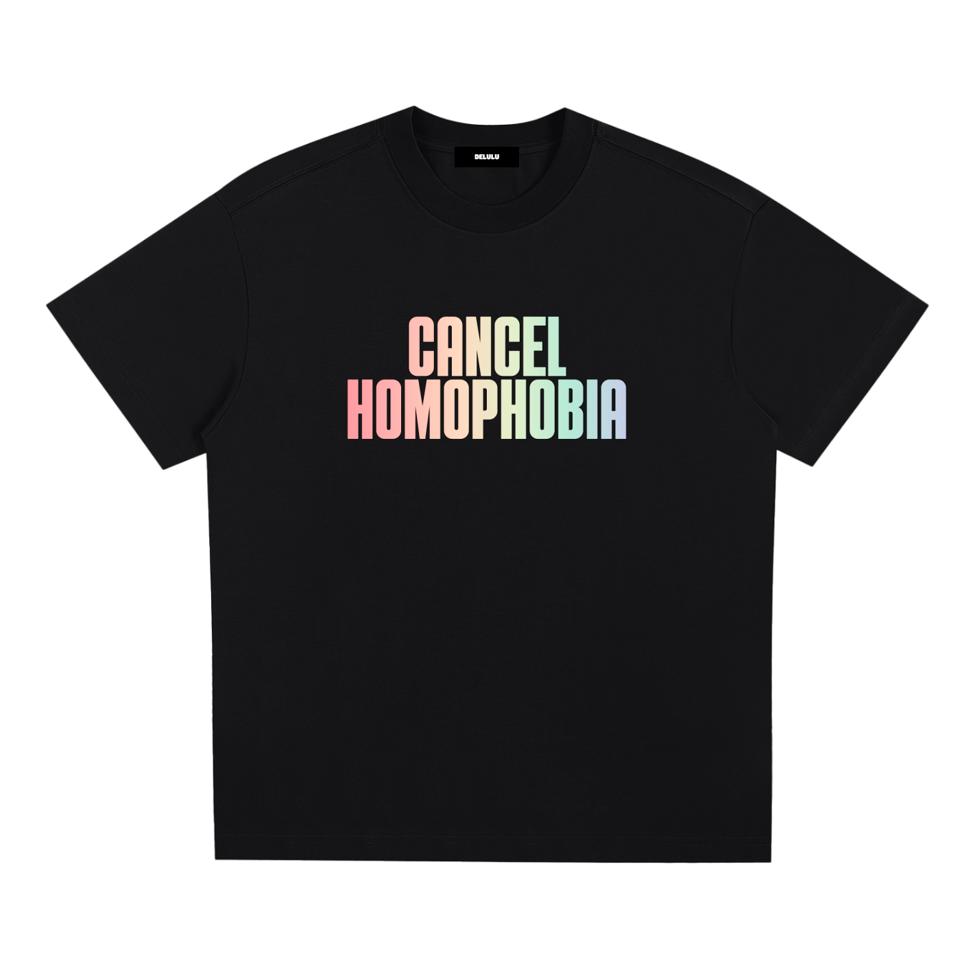 PRIDE LOOSE FIT UNISEX T-SHIRT - CANCEL HOMOPHOBIA