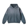 PREMIUM UNISEX BASIC SUNFADE HEAVYWEIGHT OVERSIZED HOODIE BLUE