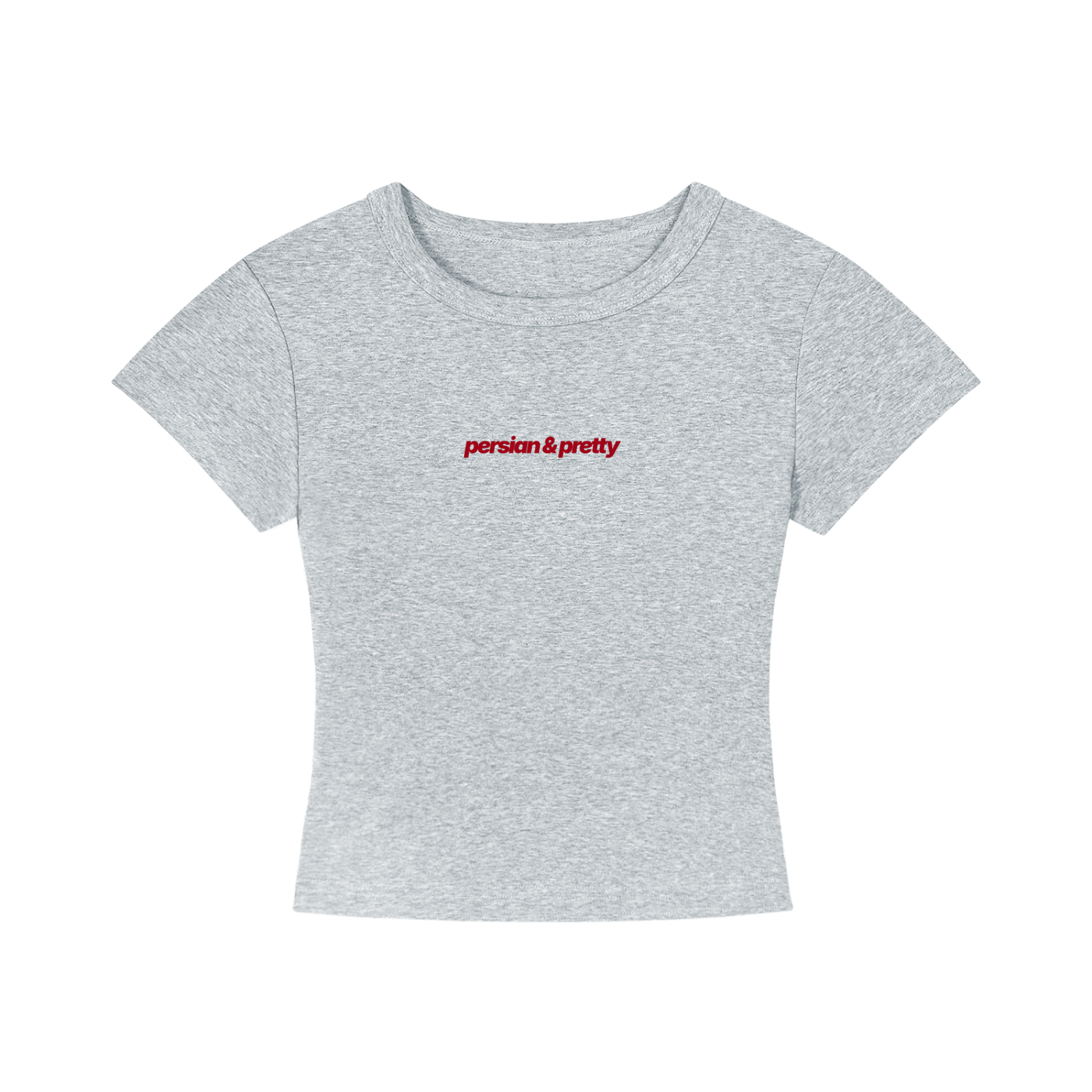 WOMEN`S CROPPED T-SHIRT - PERSIAN & PRETTY