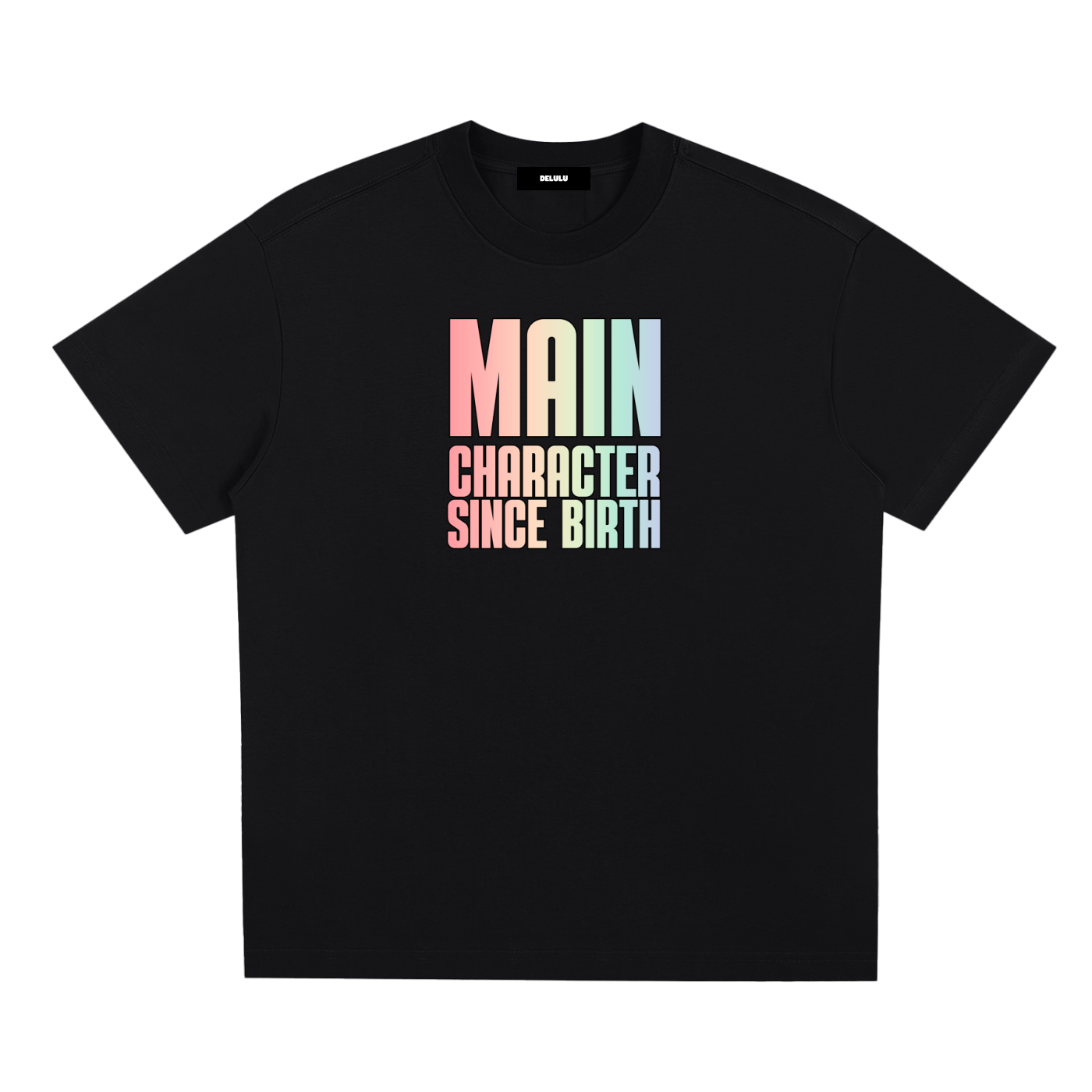 PRIDE LOOSE FIT UNISEX T-SHIRT - MAIN CHARACTER SINCE BIRTH