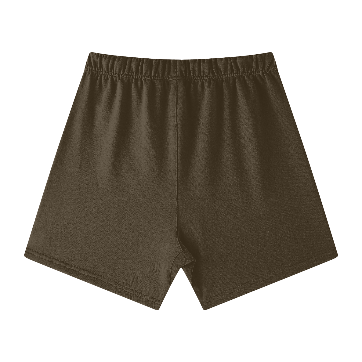 UNISEX EARTH TONE LOOSE FIT COTTON SHORTS BROWN