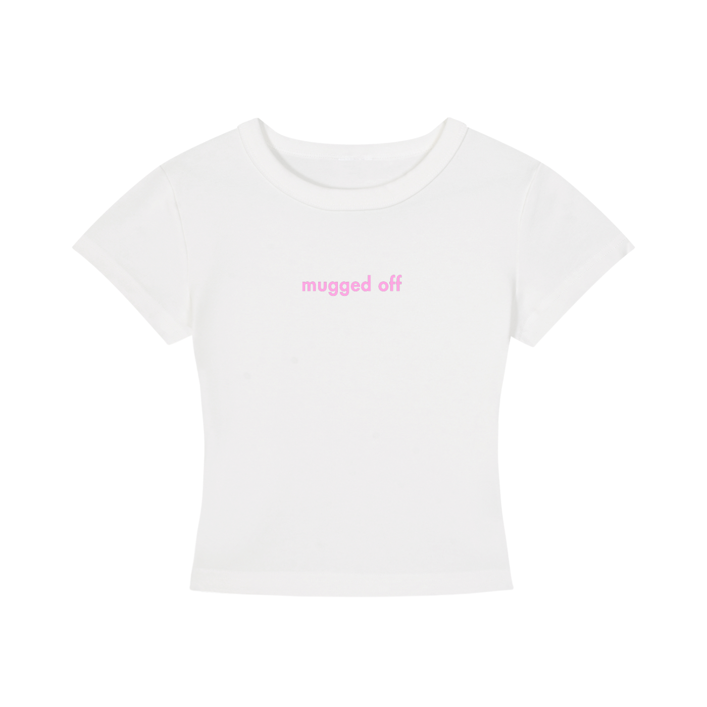 WOMEN'S CROPPED T-SHIRT - MUGGED OFF