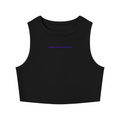 MAIN CHARACTER TIGHT CREWNECK CROP TANK TOP -  NOT TAKING CONSTRUCTIVE CITICISM ATM