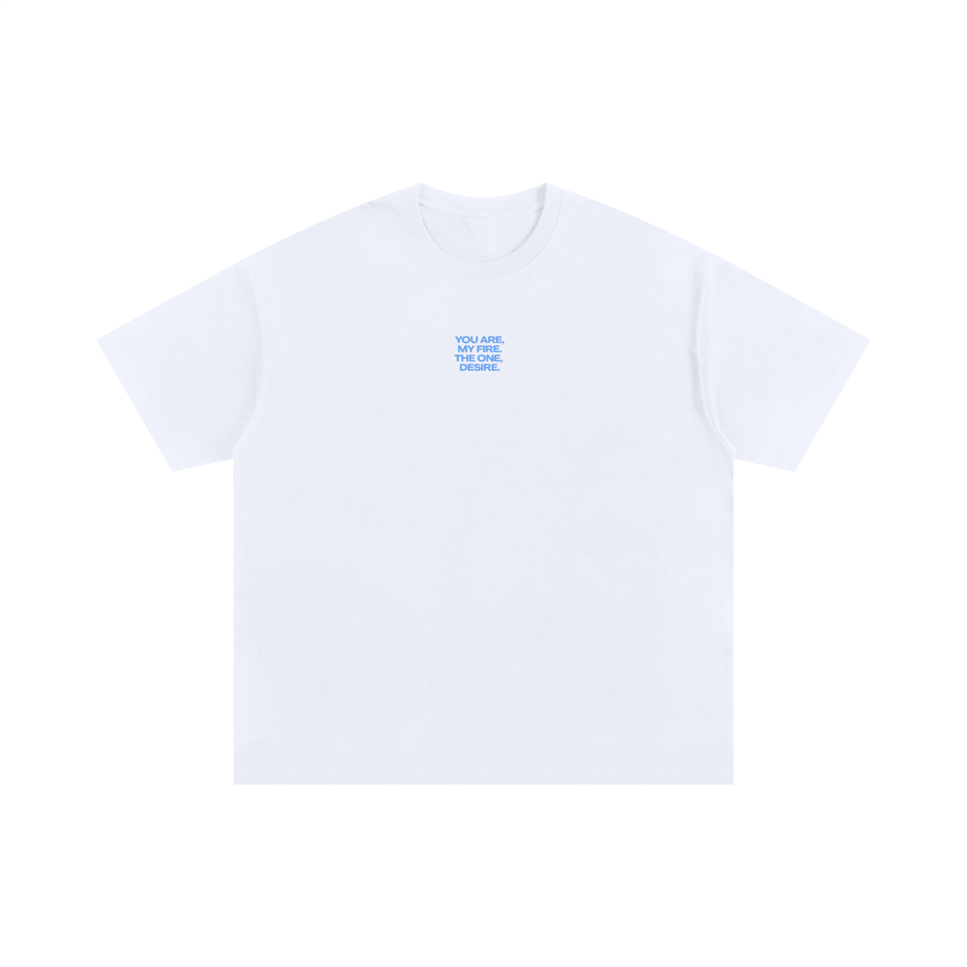 UNISEX OVERSIZED COTTON T-SHIRT - HOMECOMING DÜSSELDORF - YOU ARE MY FIRE