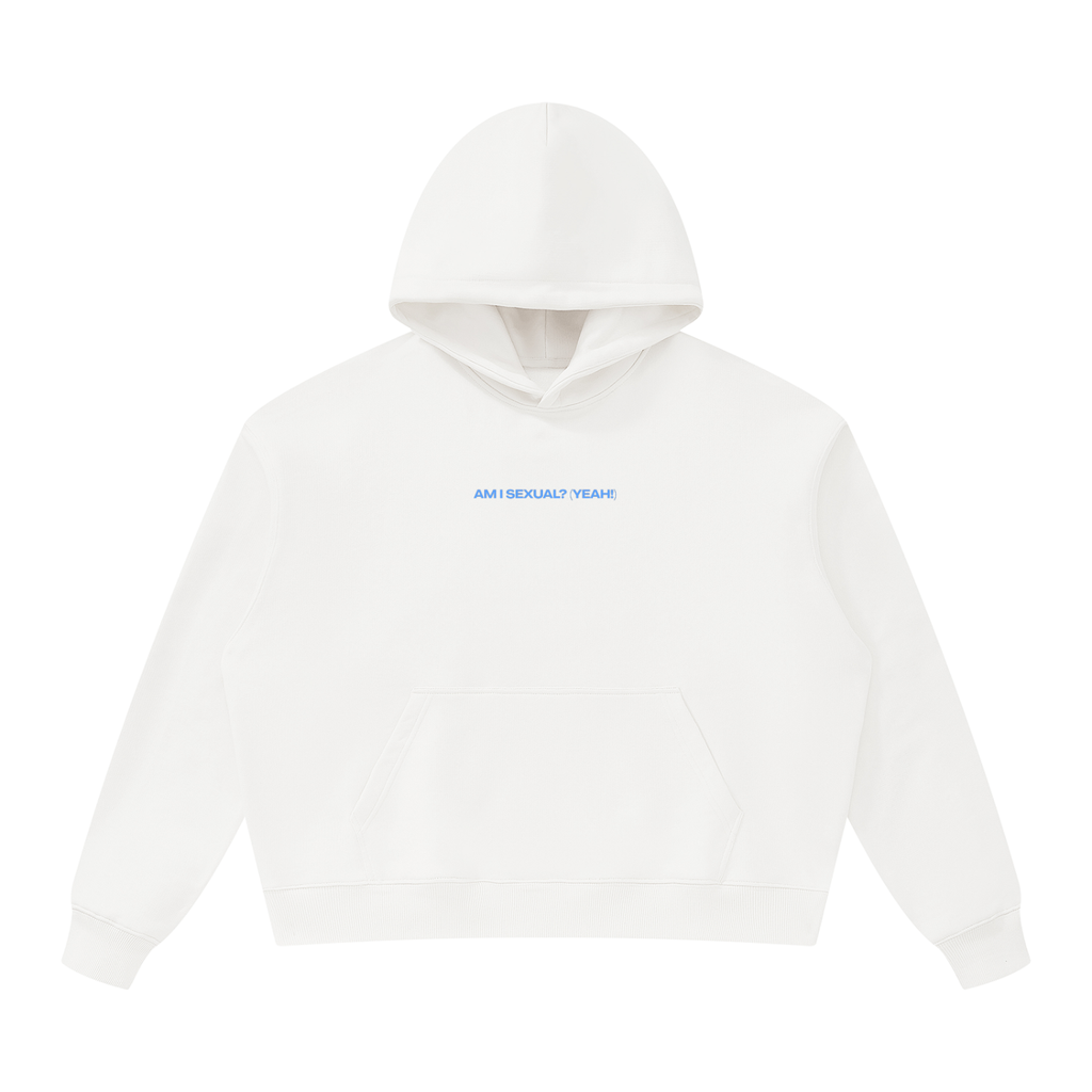 UNISEX OVERSIZED HEAVYWEIGHT HOODIE - HOMECOMING DÜSSELDORF - AM I SE*UAL? (YEAH!)