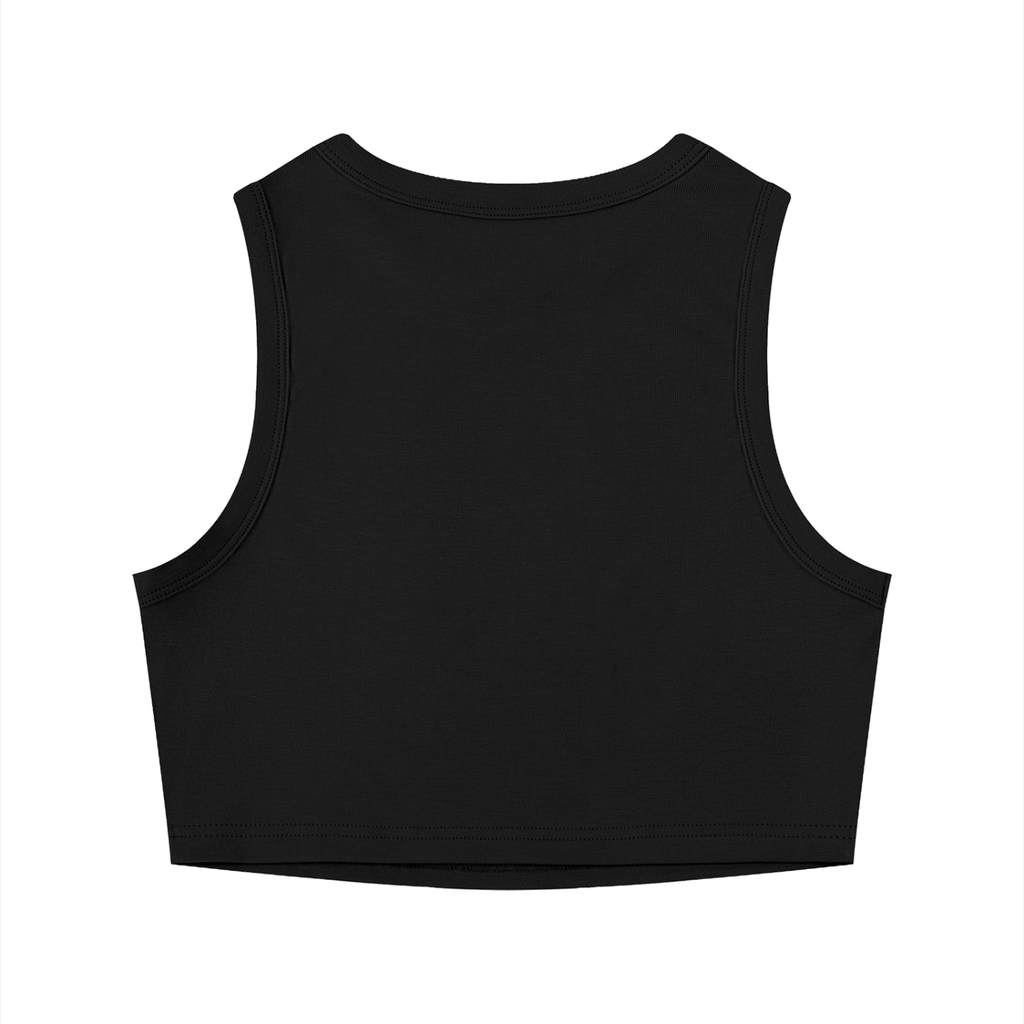 WOMEN'S CREWNECK CROP TOP - MUGGED OFF