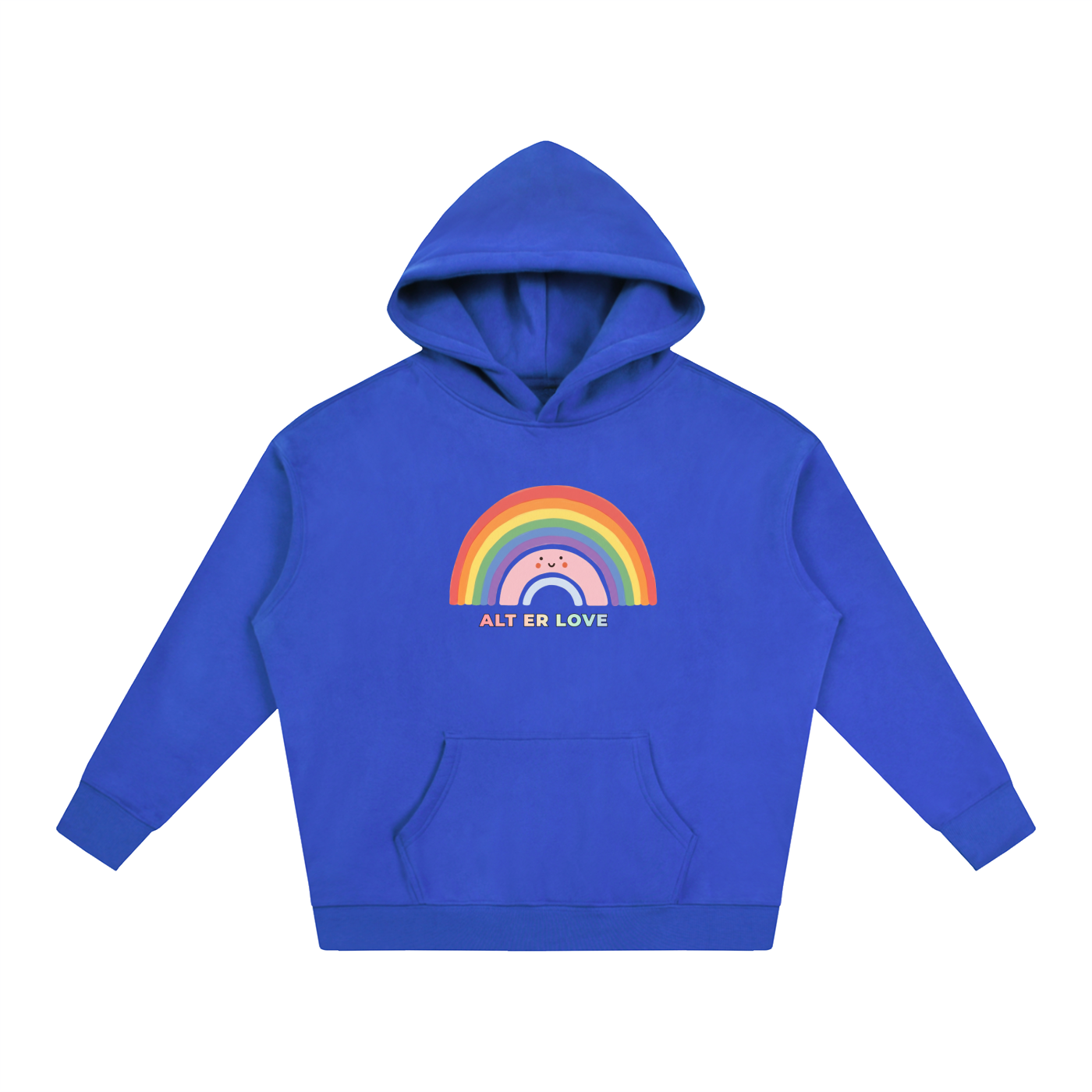 PRIDE OVERSIZED PREMIUM FLEECED HOODIE - ALT ER LOVE
