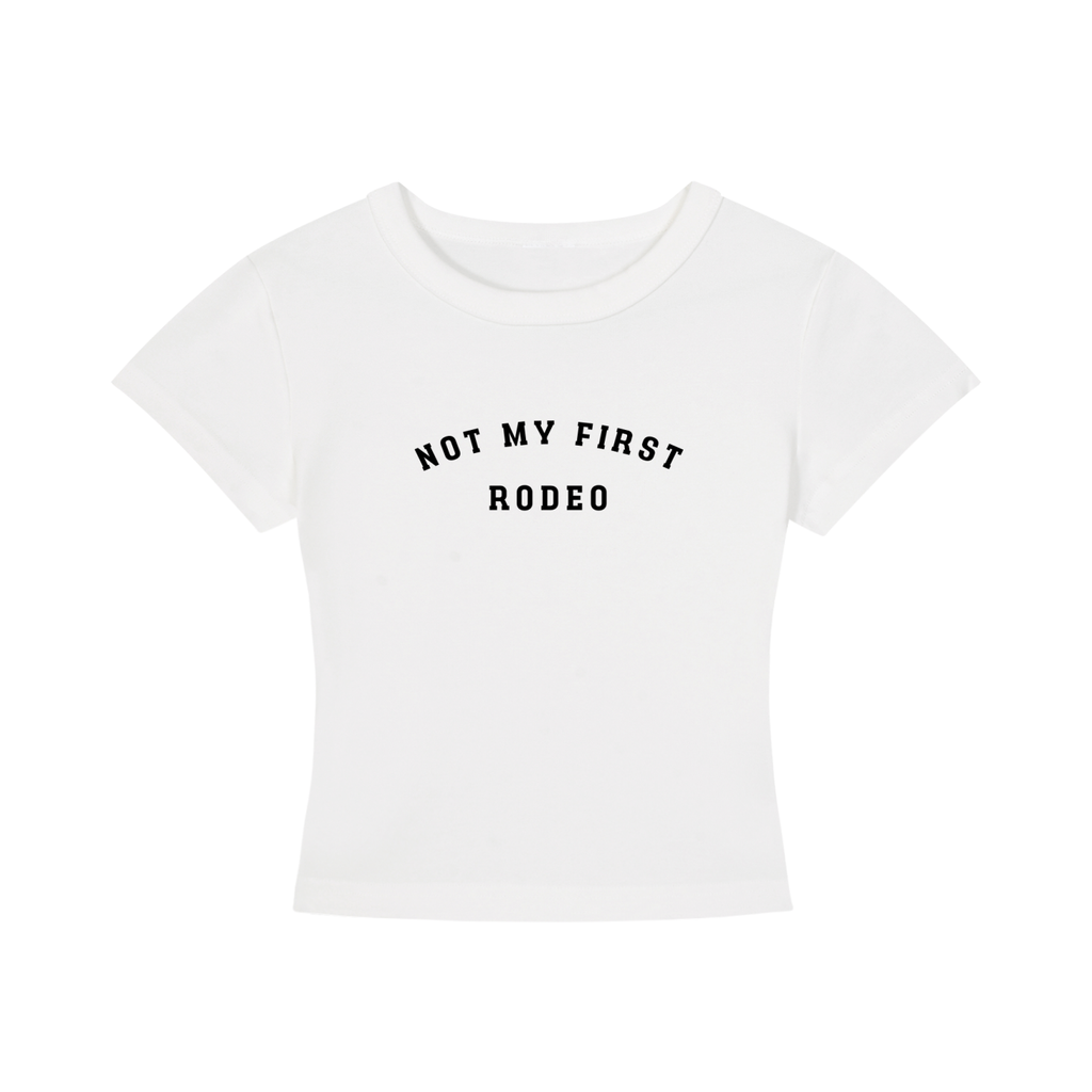 WOMEN´S CROPPED T-SHIRT - NOT MY FIRST RODEO