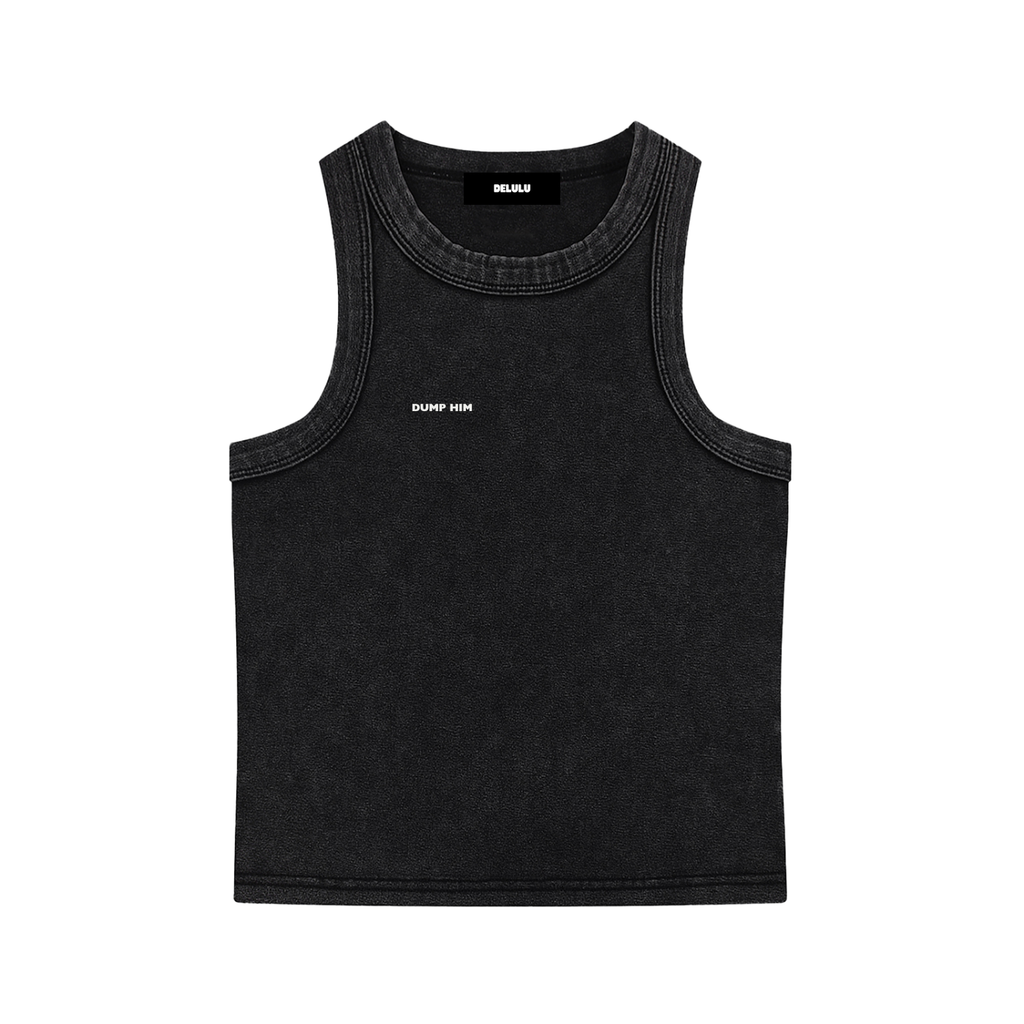SNOW WASHED TANK TOP DUMP HIM