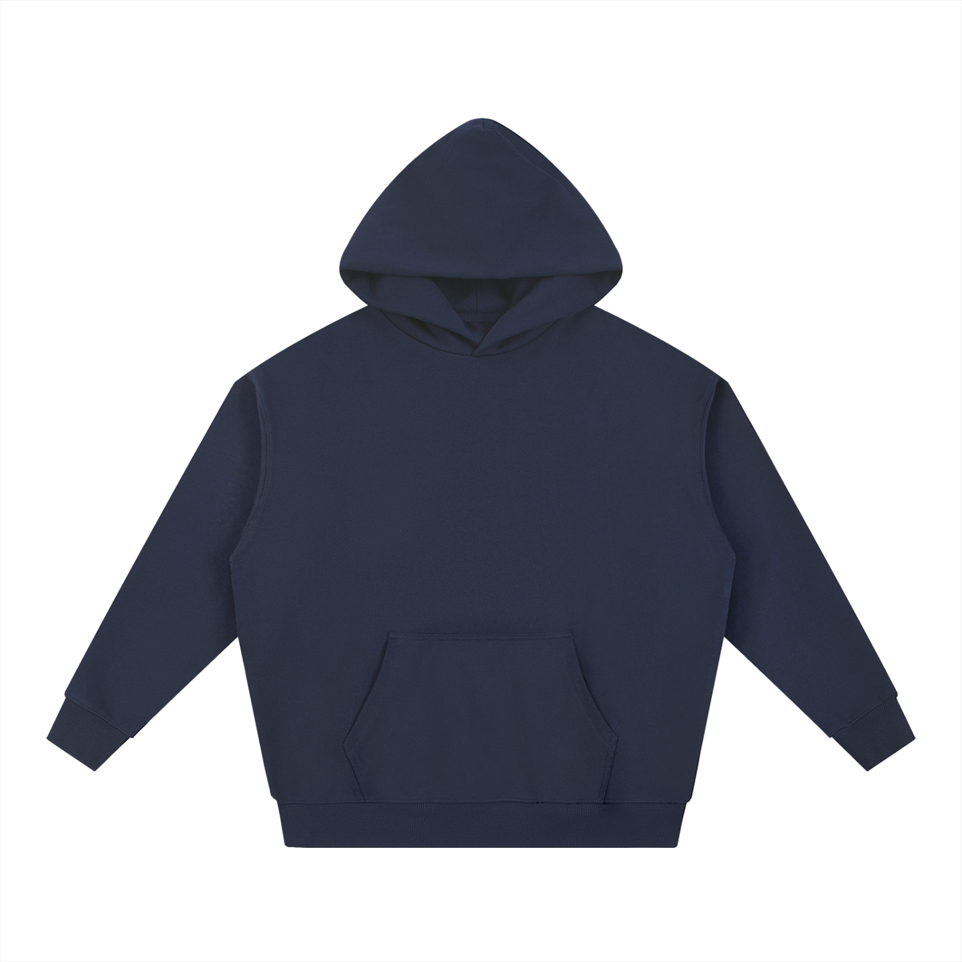 BASIC ESSENTIAL HEAVYWEIGHT HOODIE NAVY BLUE
