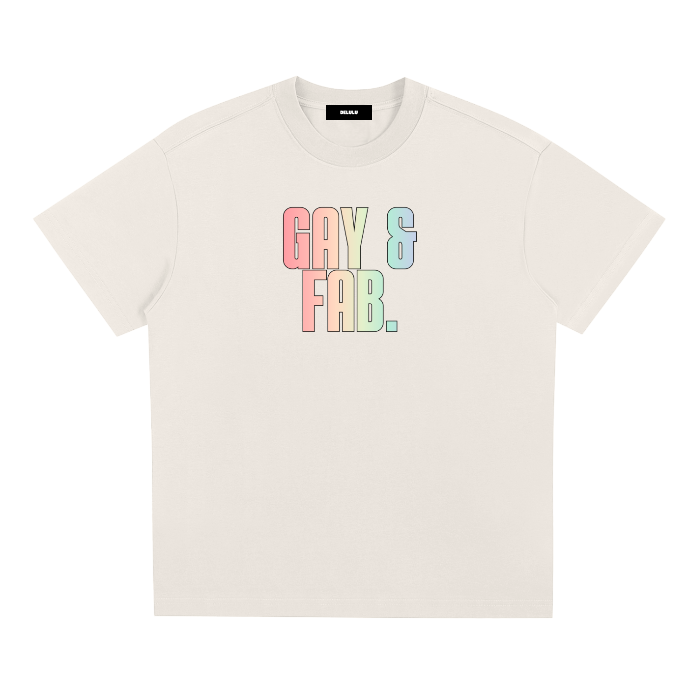 PRIDE LOOSE FIT UNISEX T-SHIRT - GAY & FAB.
