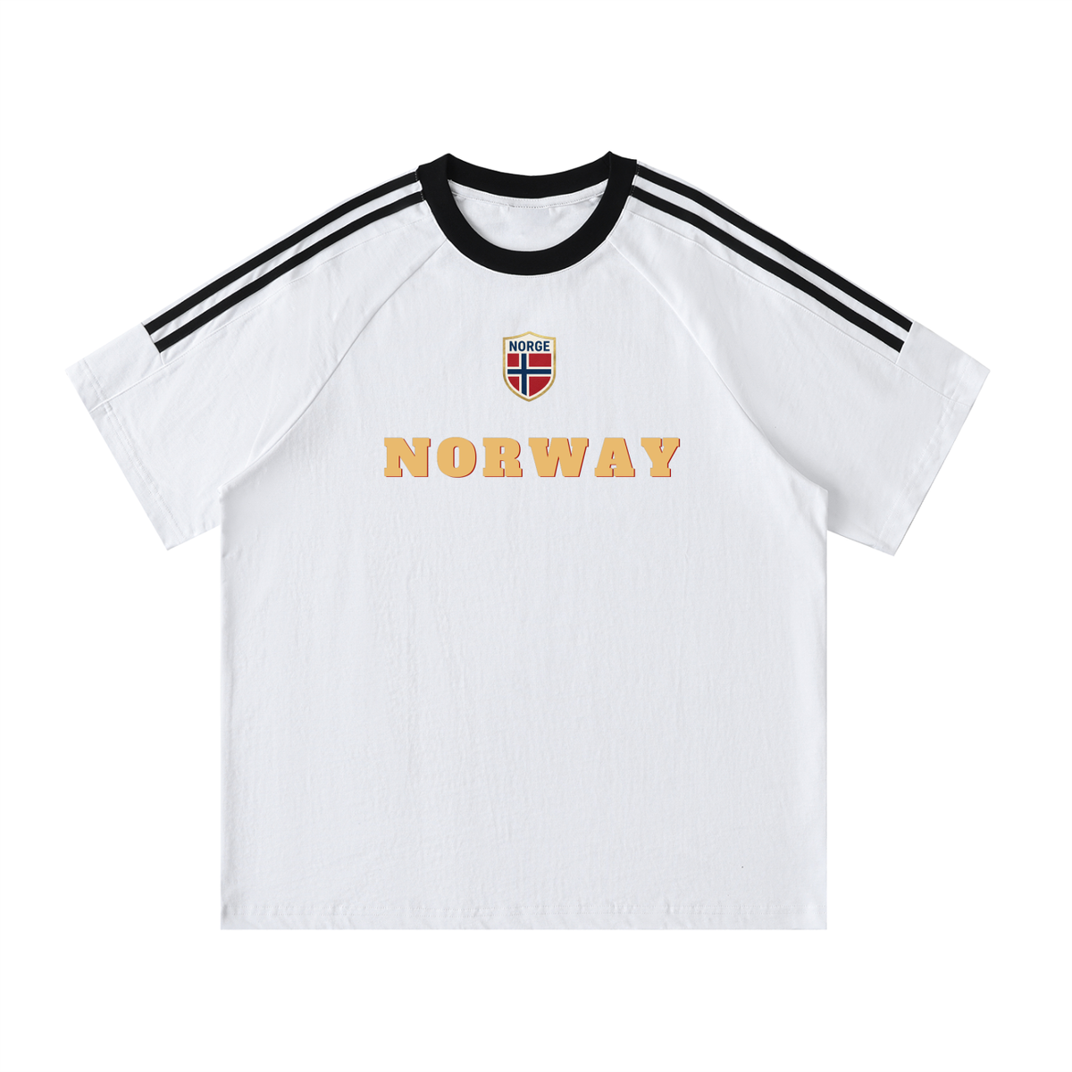 UNISEX CONTRAST TAPE T-SHIRT - WORLD CUP - RO RO RO