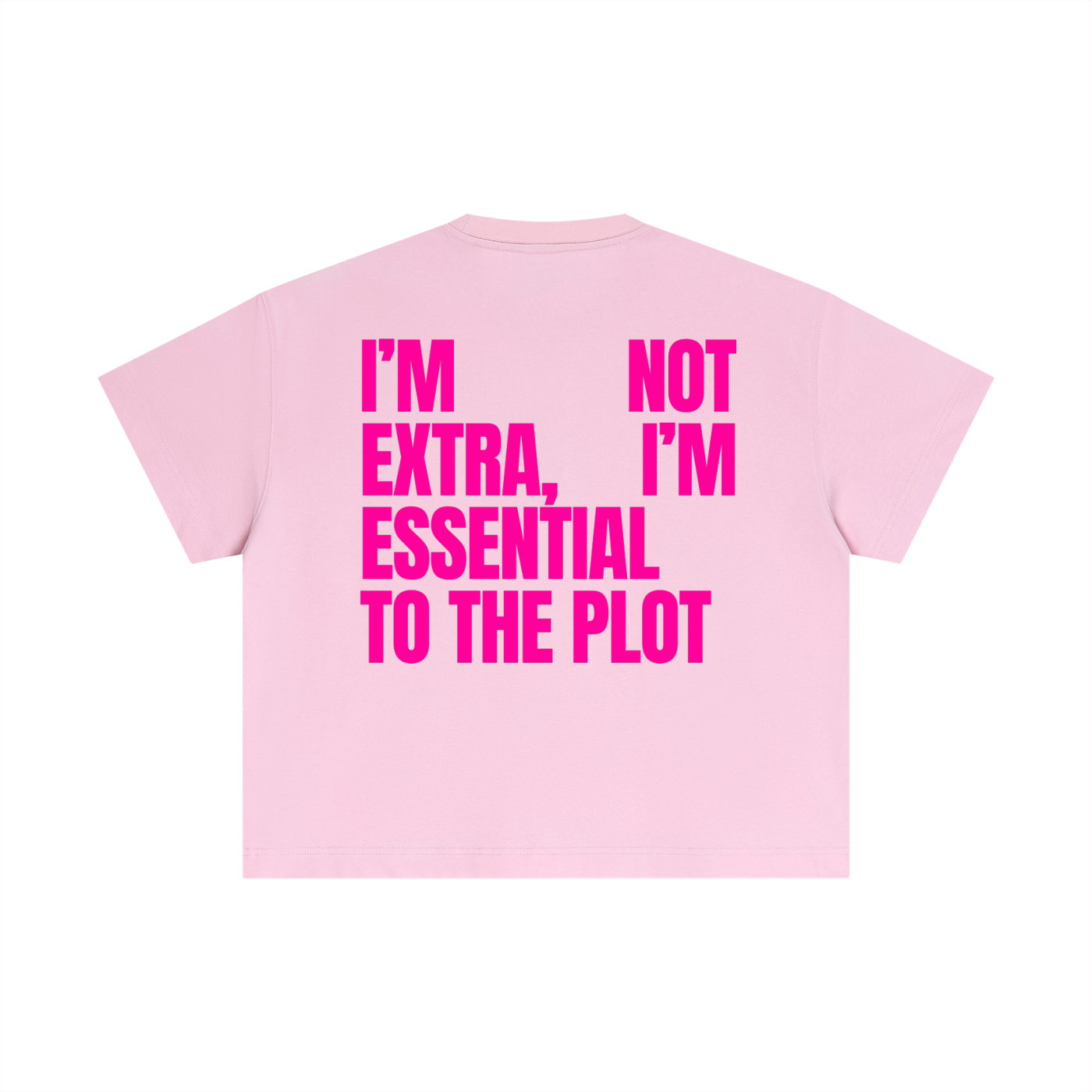 MAIN CHARACTER BOXY T-SHIRT - ESSENTIAL TO THE PLOT