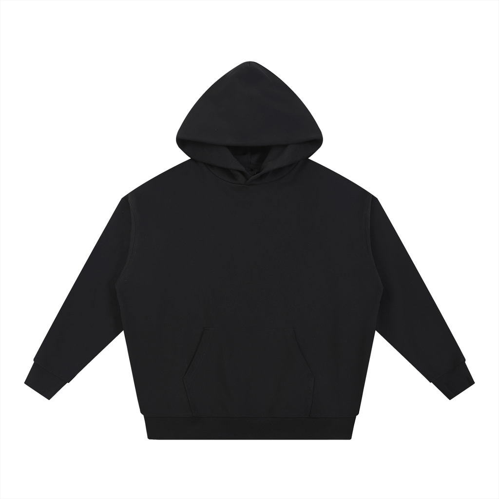 ESSENTIAL HEAVYWEIGTH HOODIE UNISEX - BLACK
