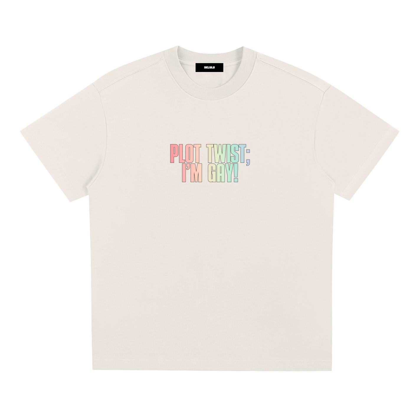 PRIDE LOOSE FIT UNISEX T-SHIRT - PLOT TWIST: I´M GAY