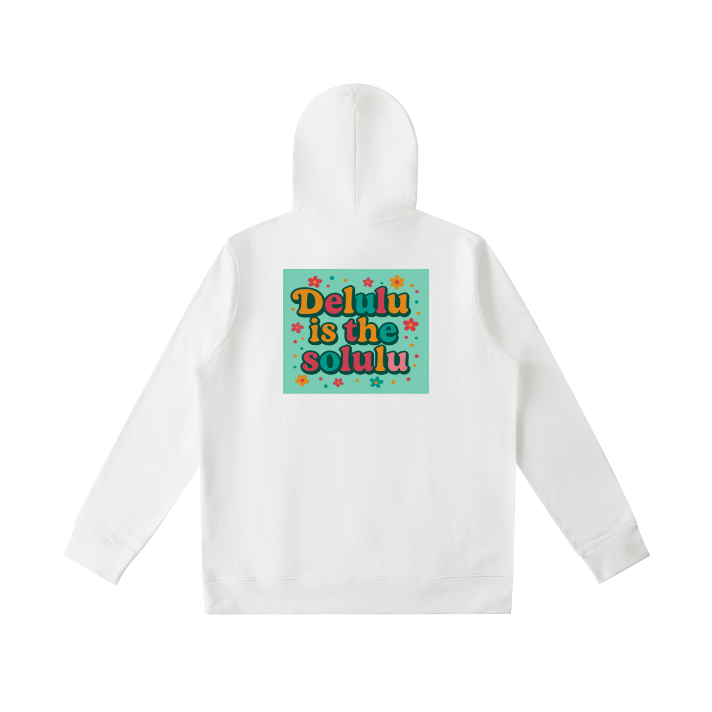 ESSENTIAL OVERSIZED HOODIE - DELULU IS THE SOLULU