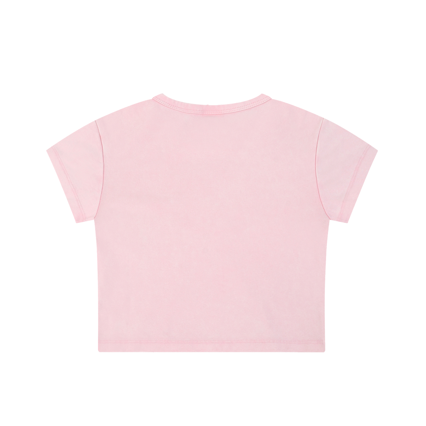 SNOW WASHED CROP TOP - BASIC