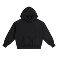 BASIC ESSENTIAL HEAVYWEIGHT FLEECE HOODIE BLACK