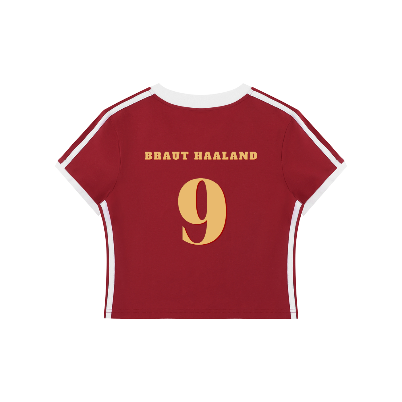WOMEN'S RETRO V-NECK CROP T-SHIRT WORLD CUP - NORWAY