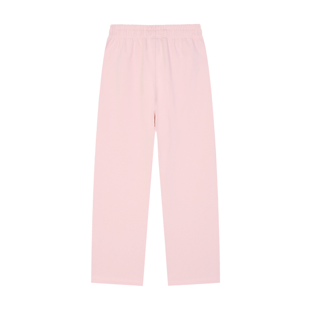 STRAIGHT-LEG SWEATPANTS - PINK