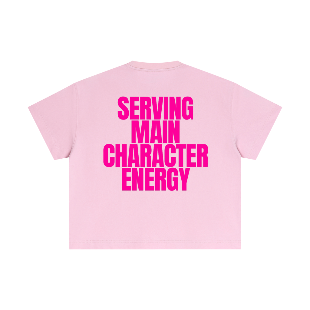 MAIN CHARACTER BOXY T-SHIRT - SERVING MAIN CHARACTER ENERGY