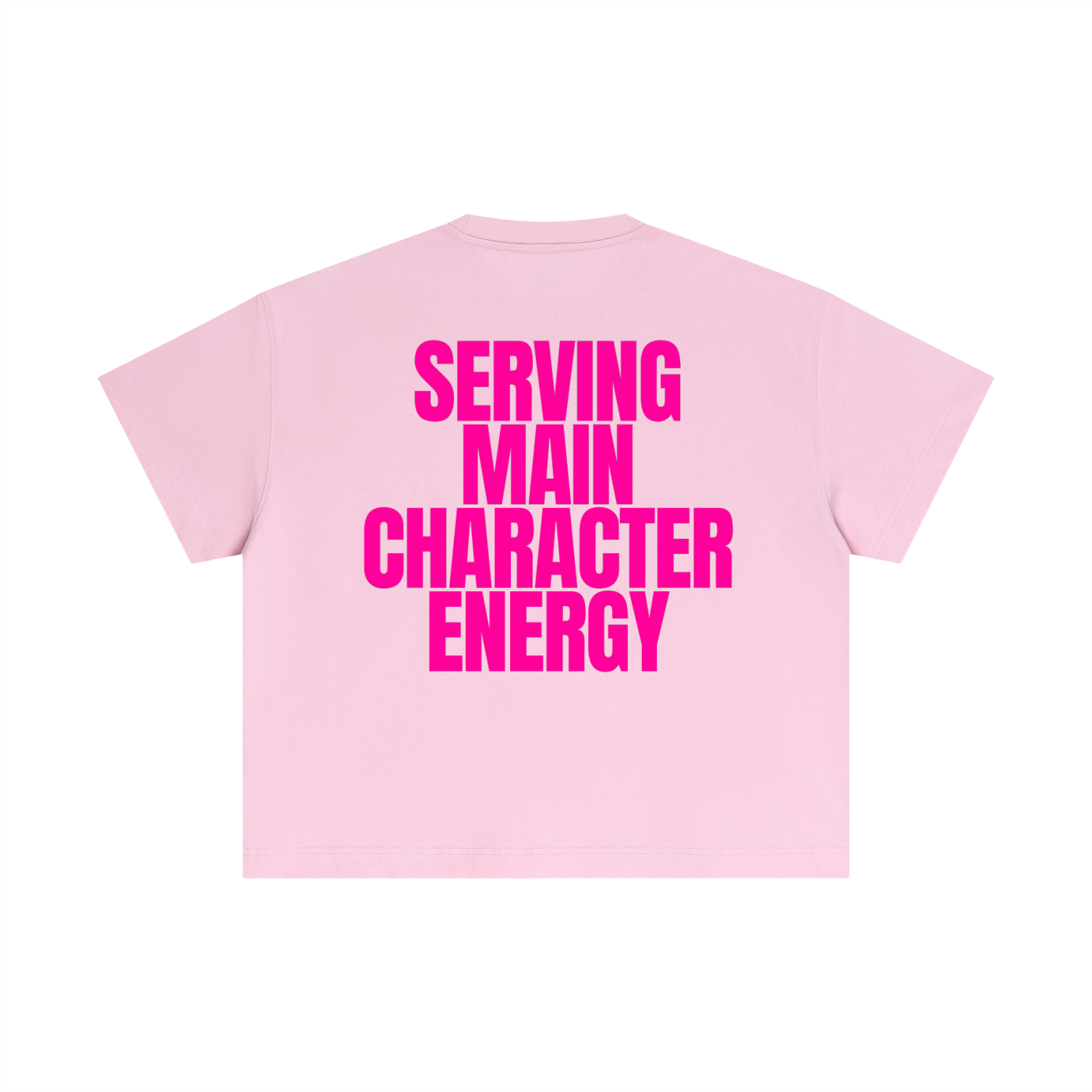 MAIN CHARACTER BOXY T-SHIRT - SERVING MAIN CHARACTER ENERGY