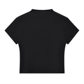 BASIC SLIM FIT WOMEN MOCK NECK T-SHIRT
