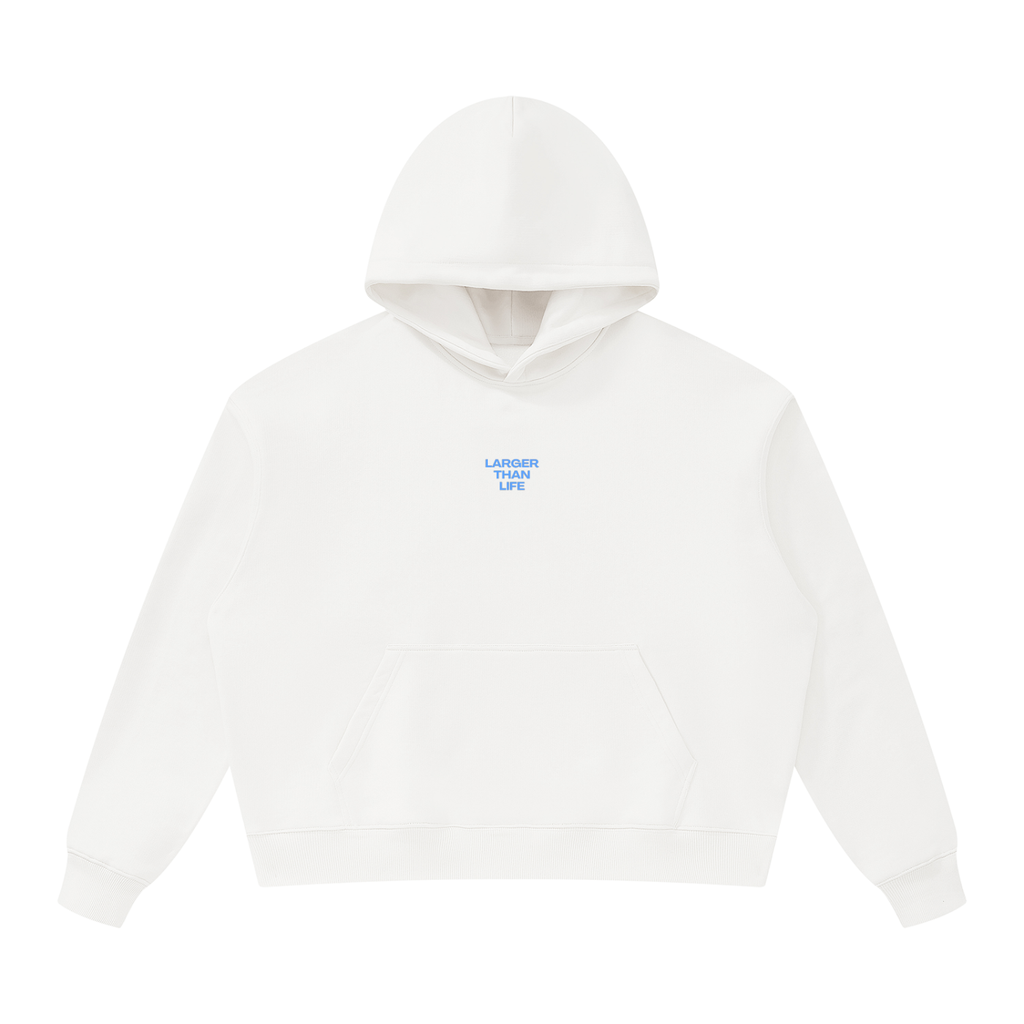 UNISEX OVERSIZED HEAVYWEIGHT HOODIE - HOMECOMING DÜSSELDORF - LARGER THAN LIFE