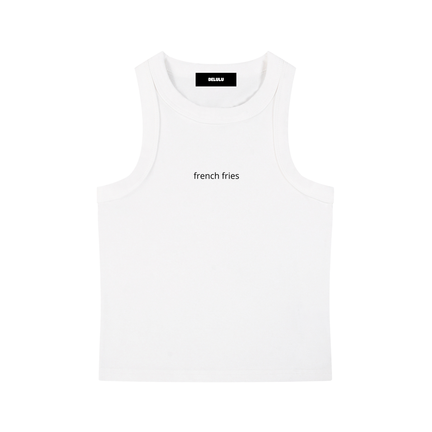 SNOW WASHED TANK TOP FRENCH FRIES