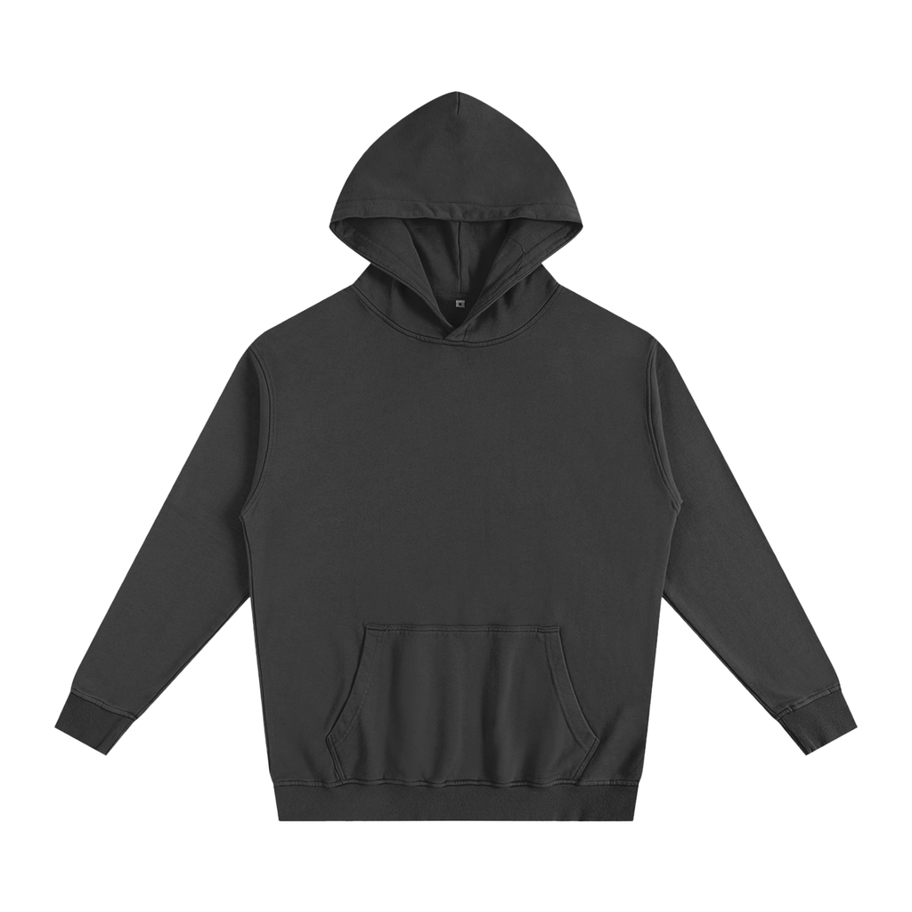 BASIC OVERSIZED ESSENTIAL HOODIE BLACK