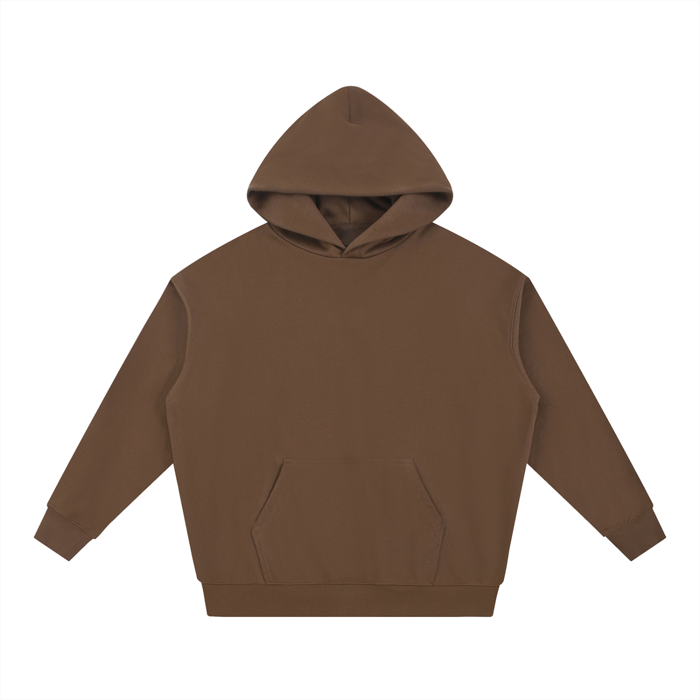 BASIC ESSENTIAL HEAVYWEIGHT HOODIE COFFEE