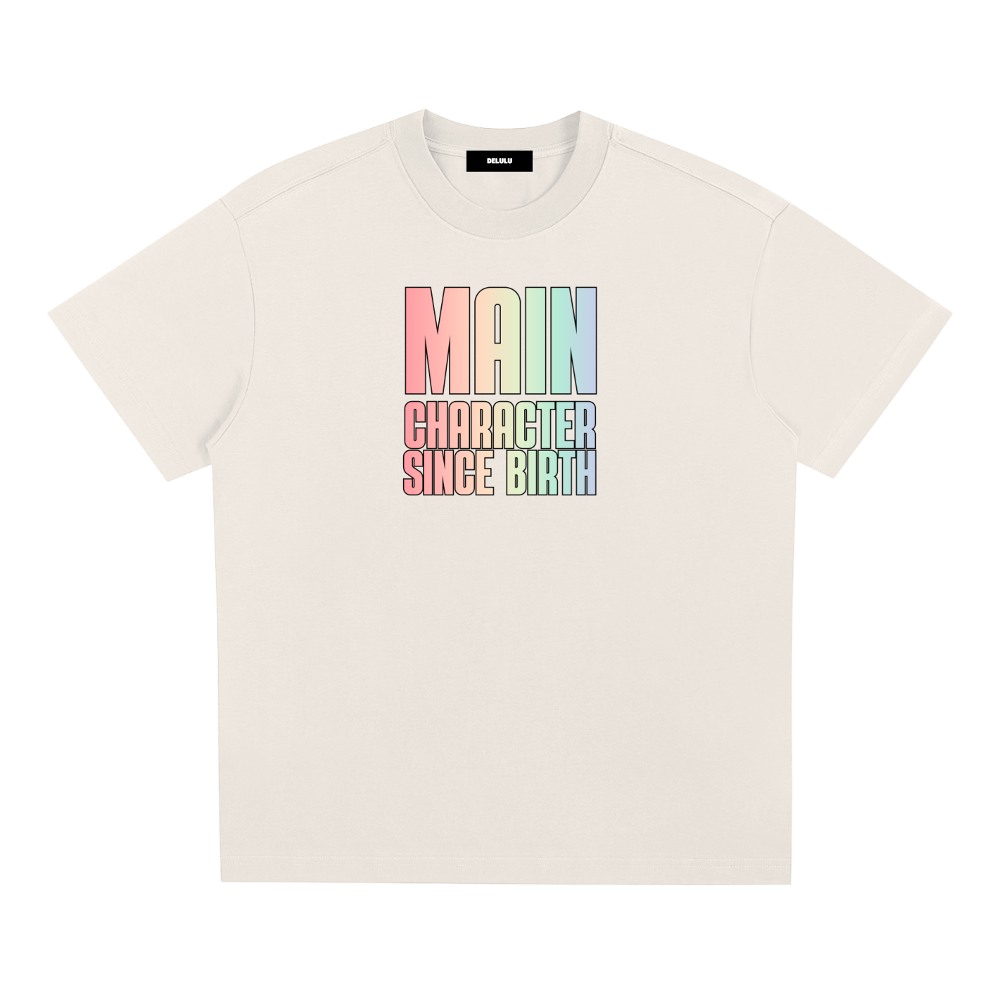PRIDE LOOSE FIT UNISEX T-SHIRT - MAIN CHARACTER SINCE BIRTH