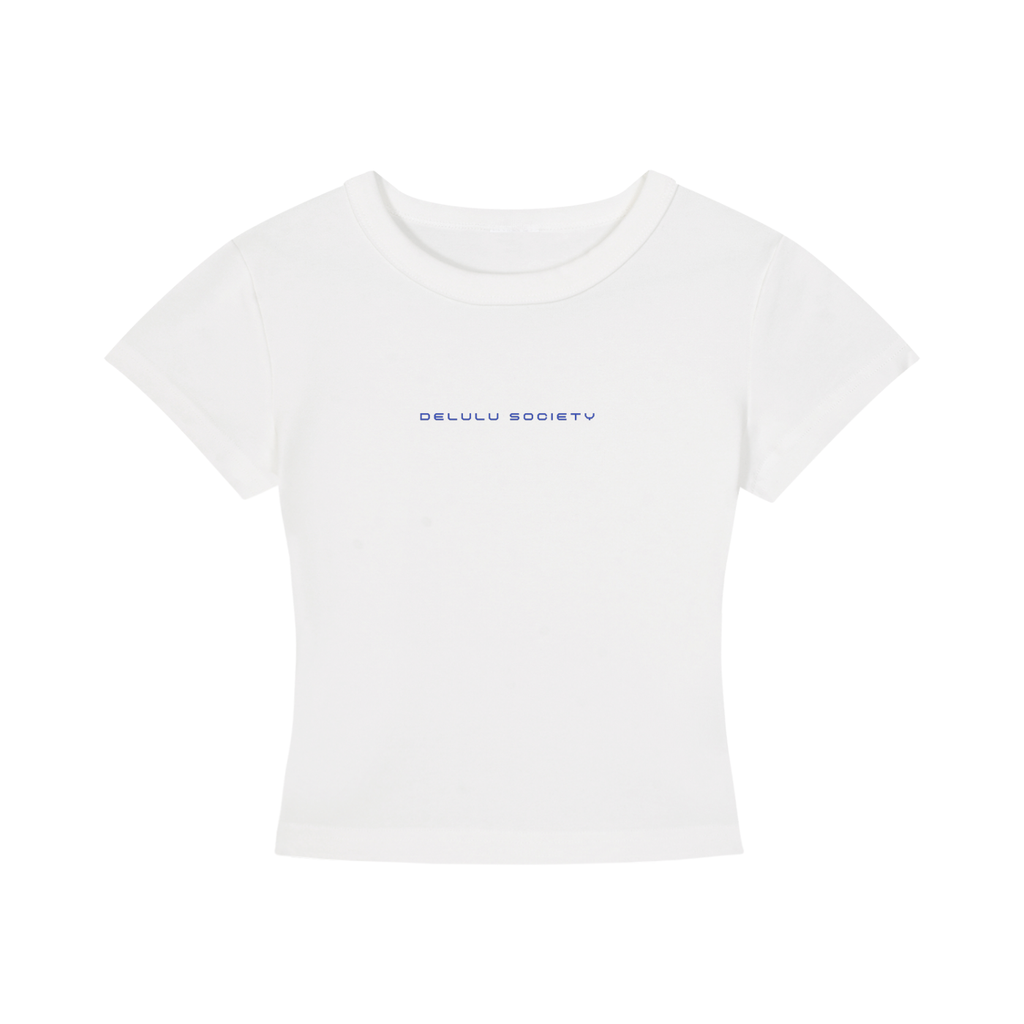 WOMEN'S CROPPED T-SHIRT - DELULU SOCIETY