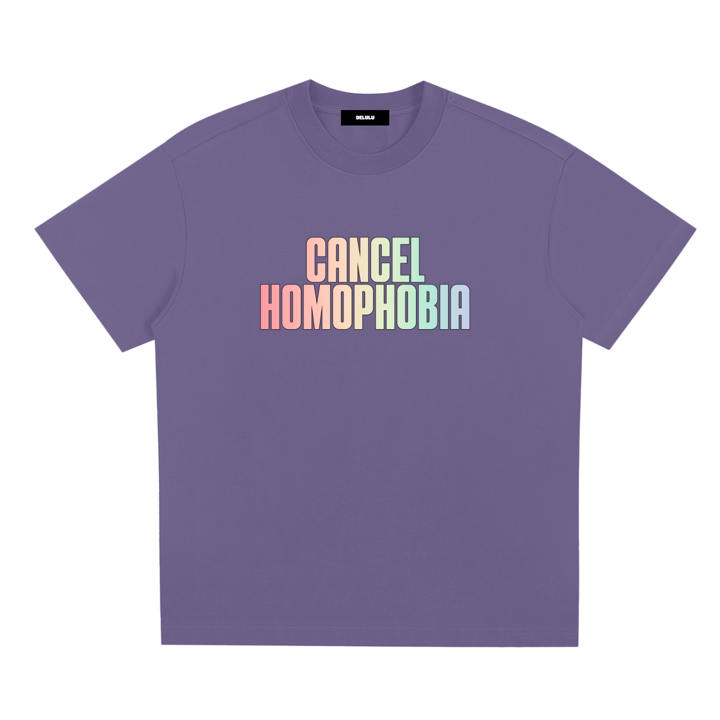 PRIDE LOOSE FIT UNISEX T-SHIRT - CANCEL HOMOPHOBIA