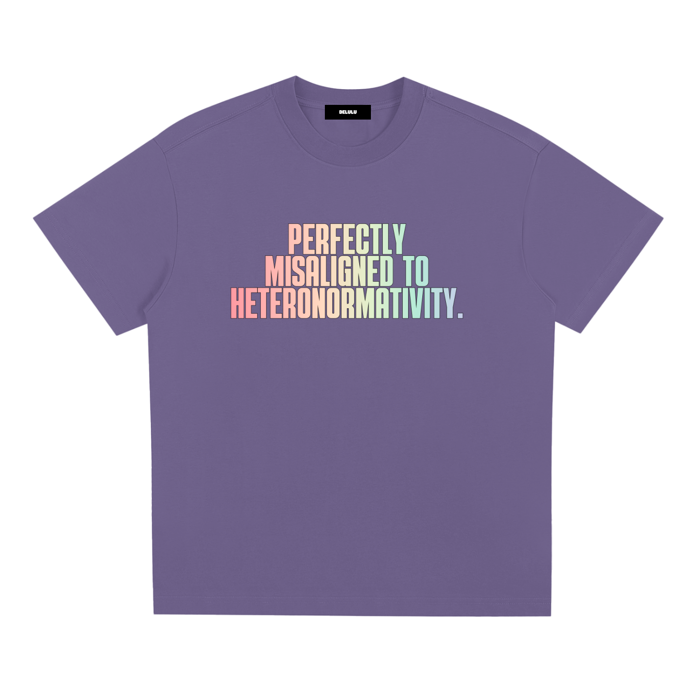 PRIDE LOOSE FIT UNISEX T-SHIRT - PERFECTLY MISALIGNED