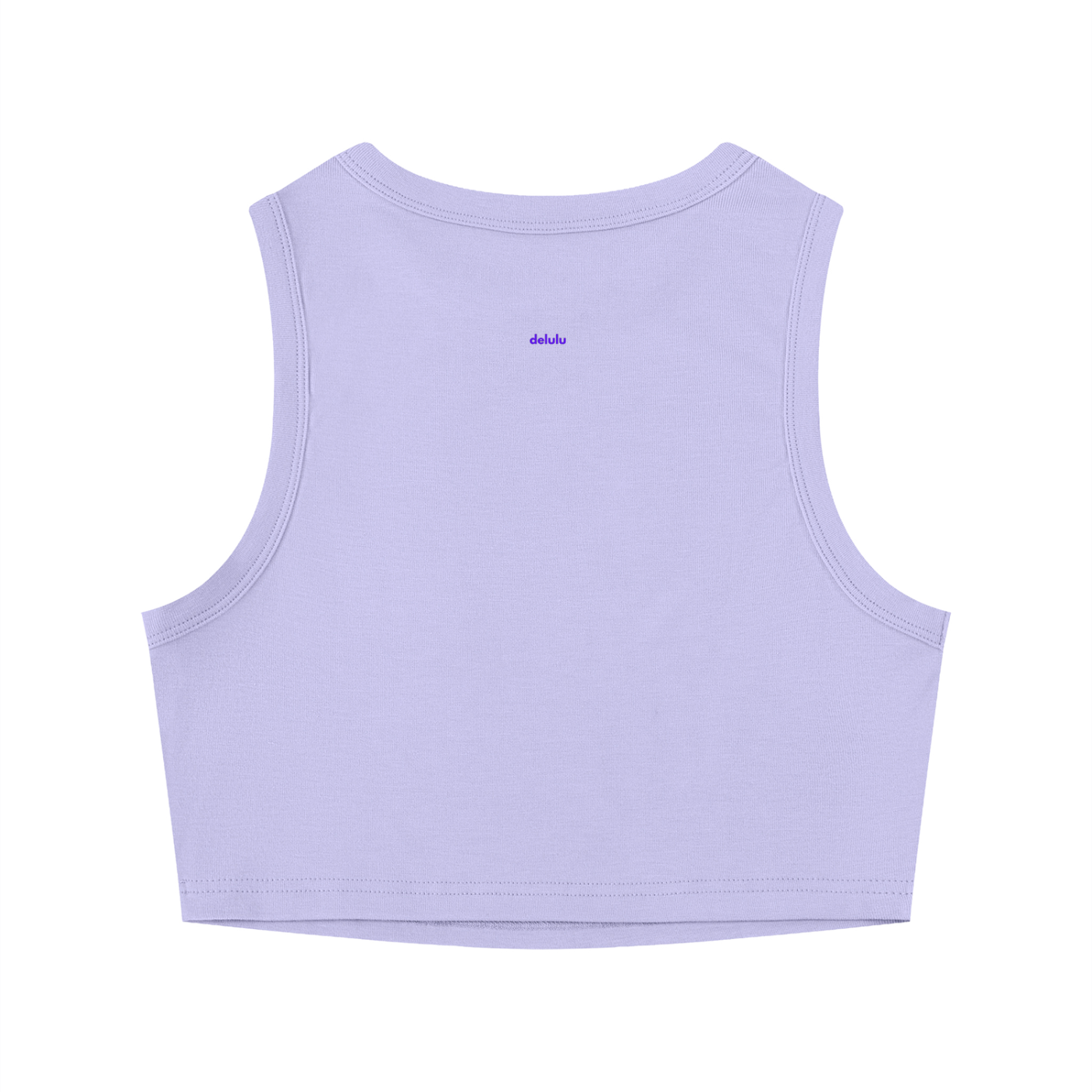 MAIN CHARACTER TIGHT CREWNECK CROP TANK TOP -  OUT OF THE LOOP