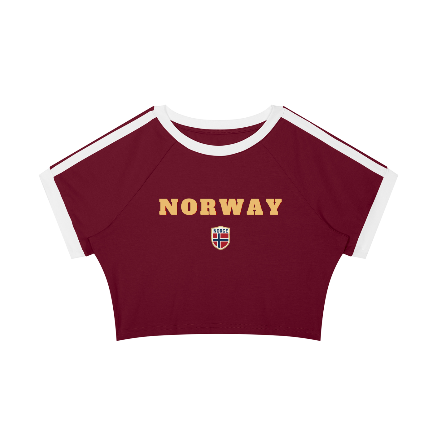 WOMEN'S CROP T-SHIRT WORLD CUP - NORWAY