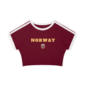 WOMEN'S CROP T-SHIRT WORLD CUP - NORWAY
