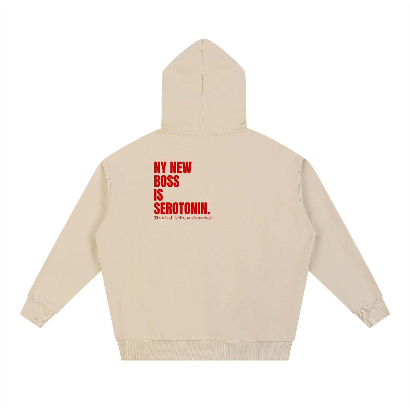 QUITTERS CLUB ESSENTIAL HEAVYWEIGHT HOODIE - SEROTONIN